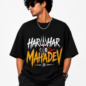 Har Har Mahadev Oversized T-Shirt