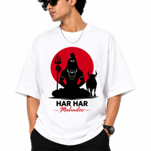 Har Har Mahadev Oversized T-Shirt