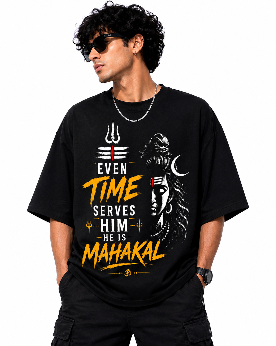 Mahakal Power Oversized T-Shirt