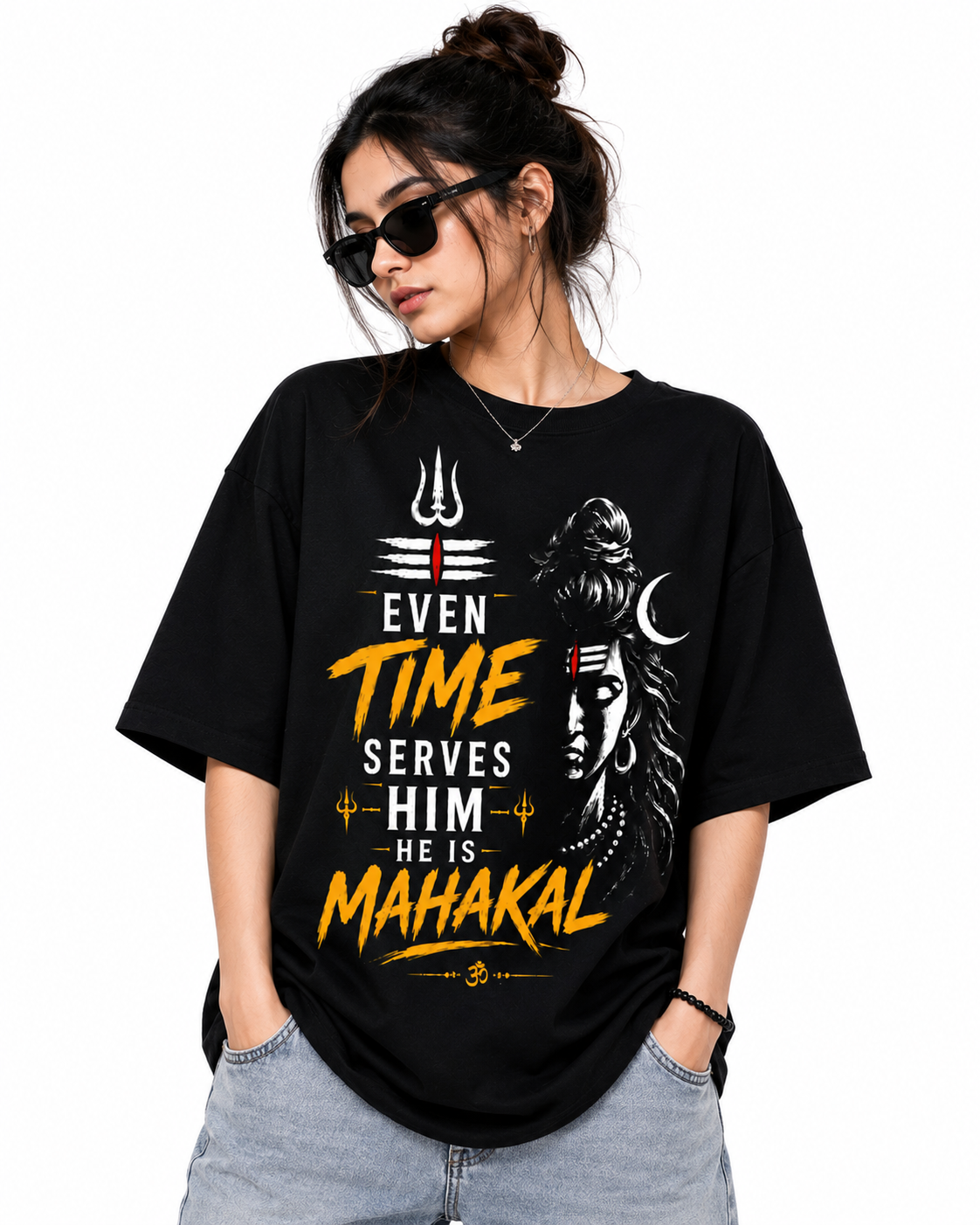 Mahakal Power Oversized T-Shirt - Image 2