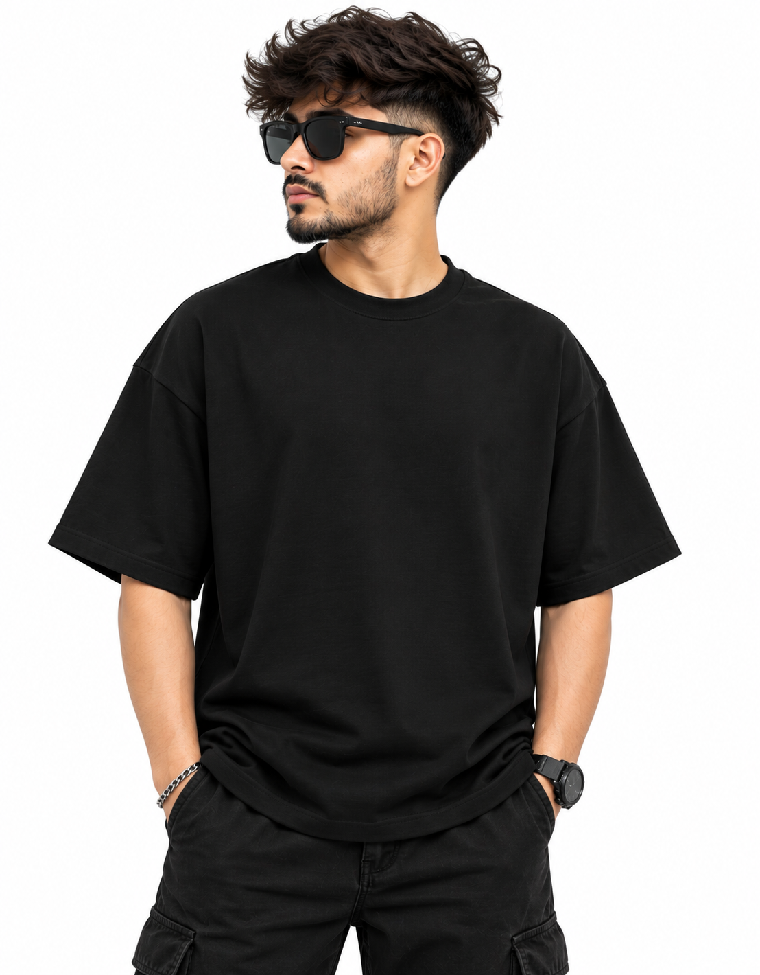 RAIVX Discipline Samurai Oversized T-Shirt – Black - Image 2